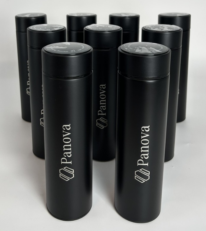 450 ML Isı Derecesi Gösteren Dijital Göstergeli Çelik Termos 410